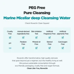 Clean Marine Micellar Deep Cleansing Water -Wishtrend Comestics Store CW400 1