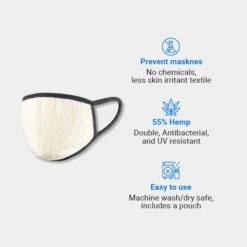 Maskne Repair Box -Wishtrend Comestics Store Organic Hemp Face Mask thumbnail 03 info