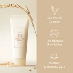 Rice Glowing Essentials Box -Wishtrend Comestics Store Rice Glow Peel Off Mask thumbnail 02 1