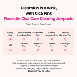 Cica Care Clearing Ampoule -Wishtrend Comestics Store cica ampoule thumbnail 03 info renewal1