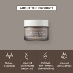 Mushroom Collagen Cream -Wishtrend Comestics Store mushroom collagen cream thumbnail 03 info1